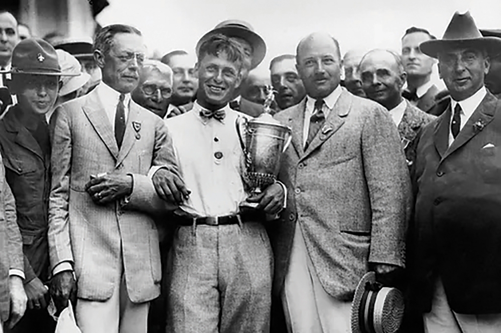 Younger Bobby Jones with Trophy