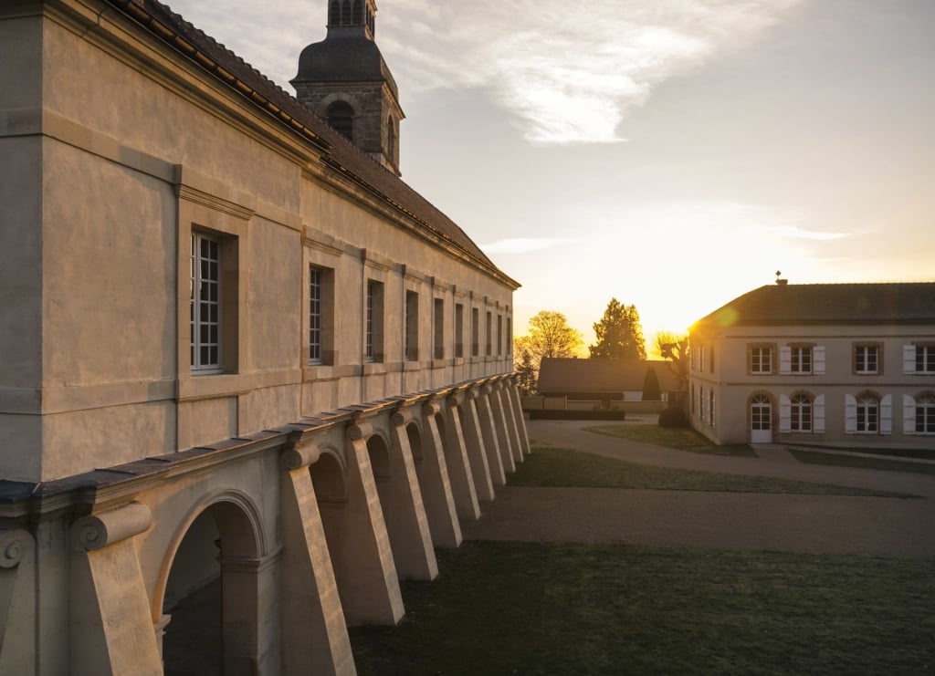 Abbey of Hautvillers, located in the Champagne region of France.